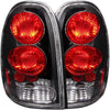 ANZO 1996-2000 Chrysler Voyager Taillights Black - Jerry's Rodz
