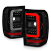 ANZO 01-11 Ford Ranger LED Taillights - Black Housing w/ Smoke Lens & Light Bar - Jerry's Rodz