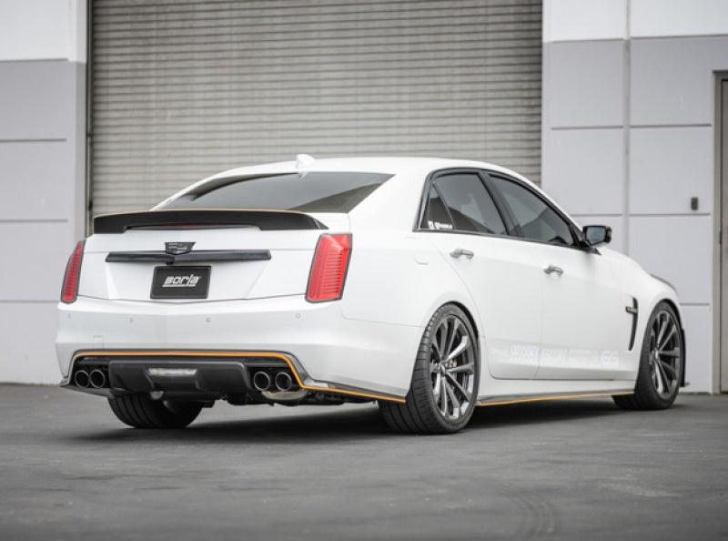 Borla 16-18 Cadillac CTS-V 6.2L V8 2.75in Diameter S Type Catback Exhaust w/ Valves Black Chrome Tip - Jerry's Rodz