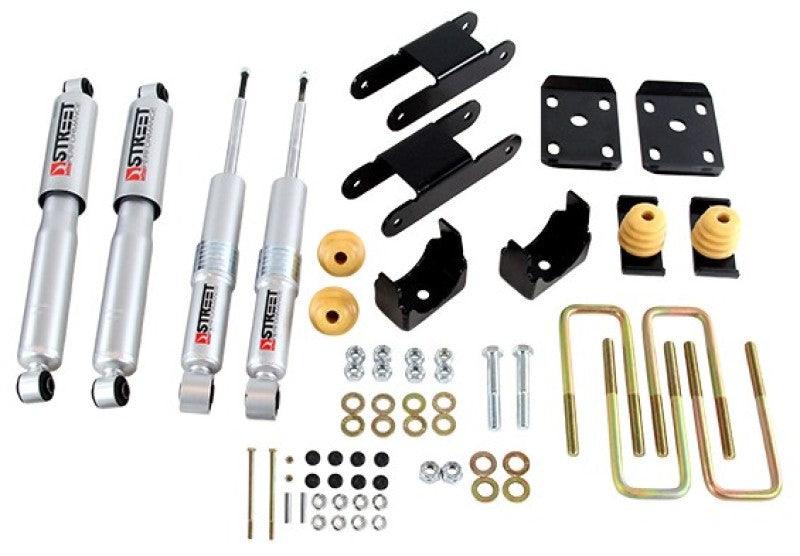 Belltech LOWERING KIT 18-20 Chevy Colorado/Canyon All Cab/SB -0-3in F / -4in R w/ Street Perf Shocks - Jerry's Rodz