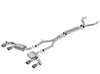 Borla 17-18 Chevrolet Camaro ZL1 6.2L V8 Atak Catback Exhaust w/ Dual Mode Valves CF Black Anod - Jerry's Rodz