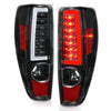 ANZO 2004-2012 Chevrolet Colorado/ GMC Canyon LED Tail Lights w/ Light Bar Black Housing - Jerry's Rodz