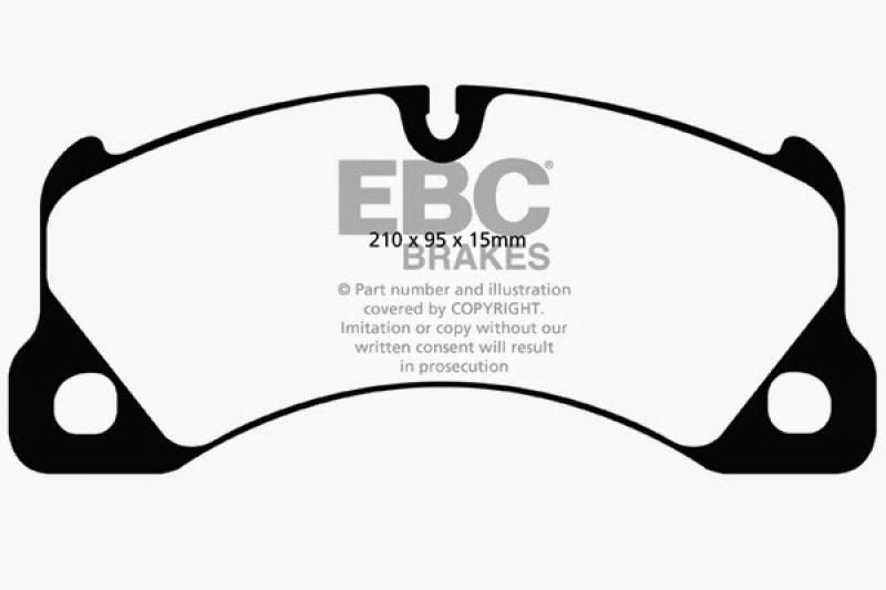 EBC 10+ Porsche Cayenne 3.0 Supercharged Hybrid Bluestuff Front Brake Pads - Jerry's Rodz