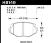 Hawk 94-05 Miata / 01-05 Normal Suspension HPS Street Front Brake Pads (D635) - Jerry's Rodz