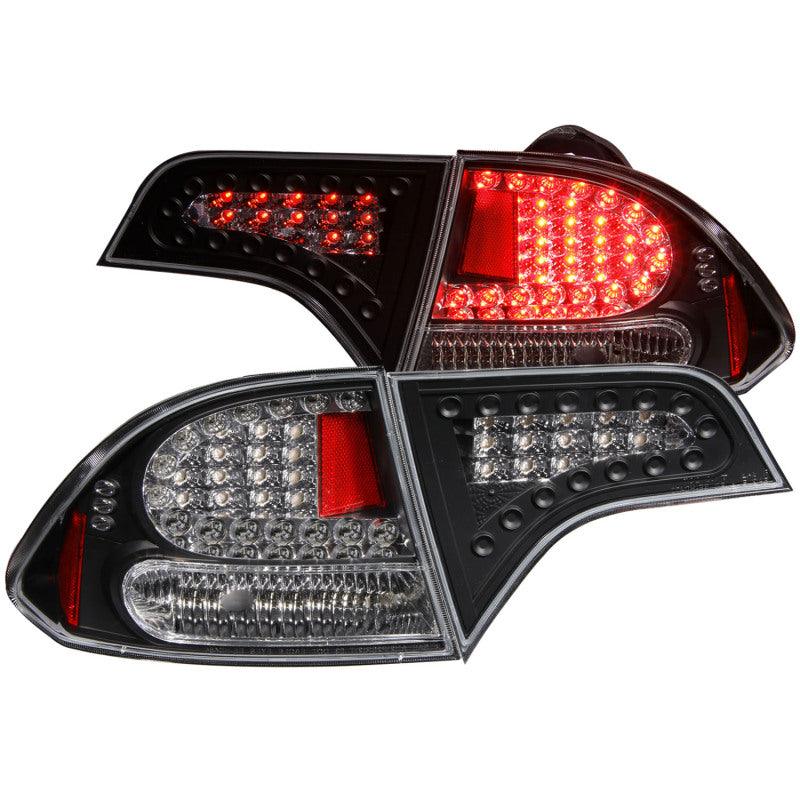 ANZO 2006-2011 Honda Civic LED Taillights Black - Jerry's Rodz