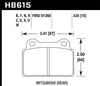 Hawk EVO X DTC-60 Race Rear Brake Pads - Jerry's Rodz