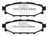 EBC 08-10 Subaru Impreza 2.5 Bluestuff Rear Brake Pads - Jerry's Rodz