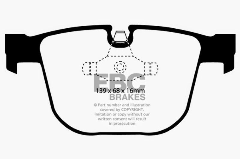 EBC 08-10 BMW M3 4.0 (E90) Bluestuff Rear Brake Pads - Jerry's Rodz