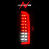 ANZO 15-21 GMC Canyon Full LED Tail Lights w/ Red Lightbar Black Housing Smoke Lens - Jerry's Rodz