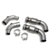 BBK 15-20 Ford Mustang GT 3in Short Mid Pipe Kit w/Cats (Use LT Header 1633/16330/1856/18560) - Jerry's Rodz