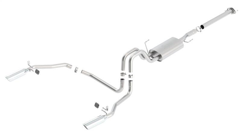 Borla 11-14 Ford F-150 5.0L AT 2/4WD Aggressive ATAK SS Catback Exhaust - Jerry's Rodz