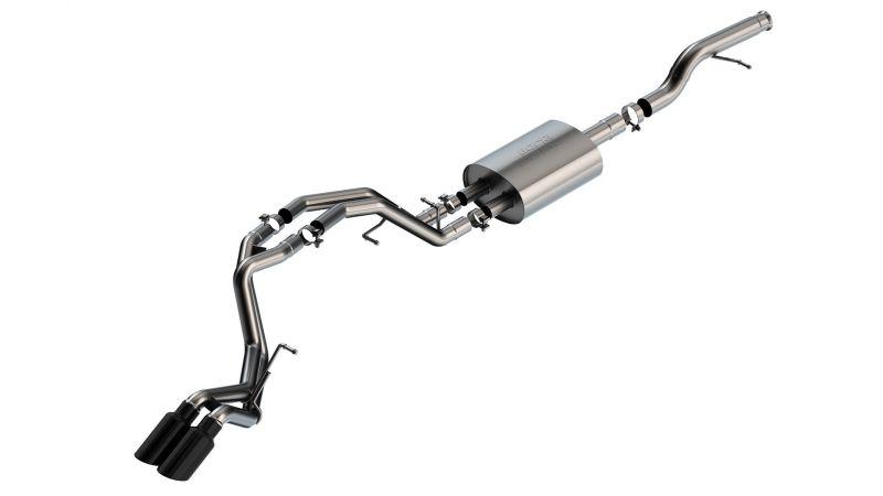 Borla 21-22 Chevrolet Tahoe 5.3L V8 AT 2/4WD Touring Cat-Back Exhaust (Black Chrome) - Jerry's Rodz