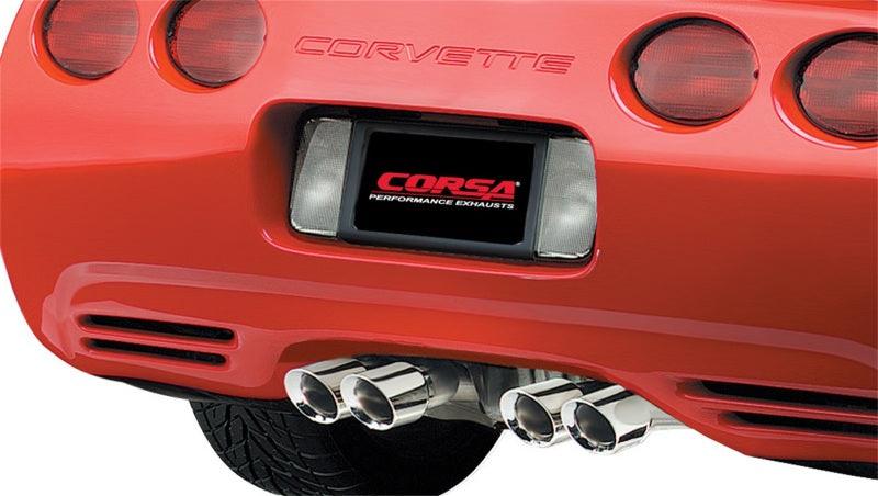 Corsa 97-04 Chevrolet Corvette C5 Z06 5.7L V8 Polished Xtreme Cat-Back + XO Exhaust - Jerry's Rodz