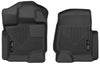 Husky Liners 2017 Ford Super Duty (Crew Cab / Super Cab) WeatherBeater Black Front Floor Liners - Jerry's Rodz