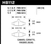 Hawk 84-96 Corvette /88.5-97 Pontiac Firebird HP+ Street Rear Brake Pad - Jerry's Rodz