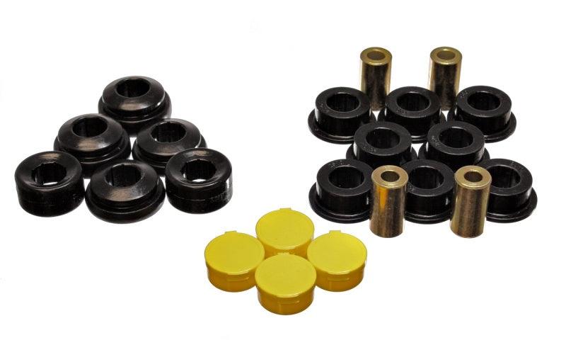 Energy Suspension 01-05 Honda Civic/CRX / 02-05 Civic Si Black Rear Control Arm Bushing Set - Jerry's Rodz