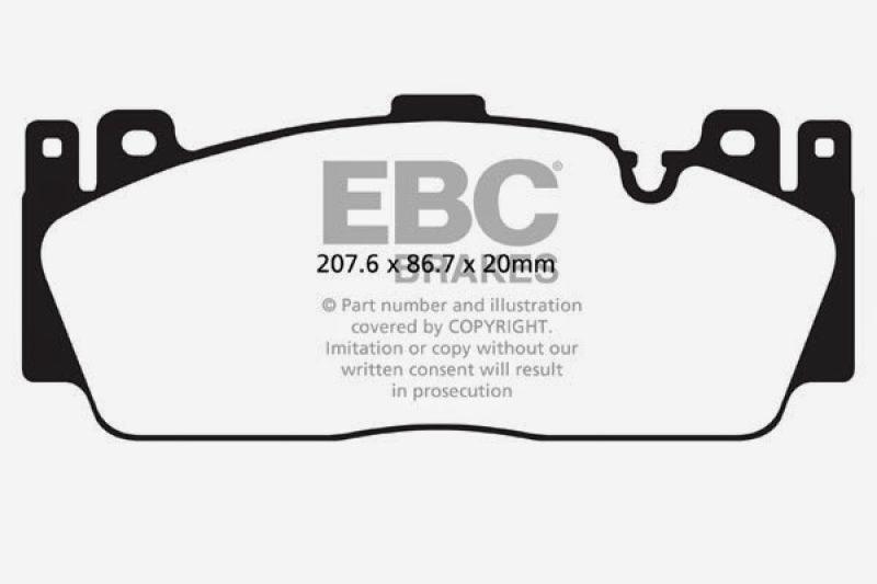 EBC 12-16 BMW M5 (F10) Bluestuff Front Brake Pads - Jerry's Rodz