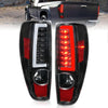ANZO 2004-2012 Chevrolet Colorado/ GMC Canyon LED Tail Lights w/ Light Bar Black Housing - Jerry's Rodz