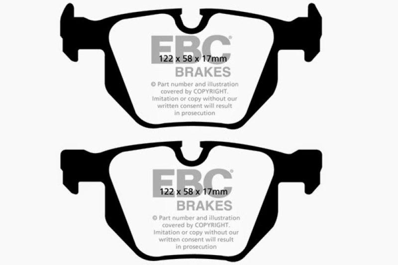 EBC 06-12 BMW 335i 3.0T (E90/E92/E93) Bluestuff Rear Brake Pads - Jerry's Rodz