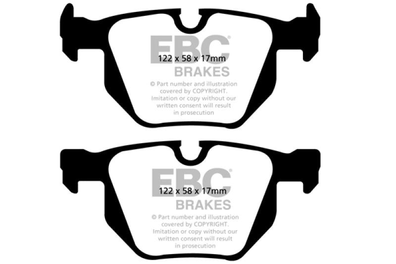 EBC 06-12 BMW 335i 3.0T (E90/E92/E93) Bluestuff Rear Brake Pads - Jerry's Rodz