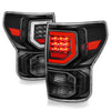 Anzo 07-11 Toyota Tundra Full LED Tailights Black Housing Clear Lens G2 (w/C Light Bars) - Jerry's Rodz