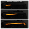 xTune Toyota Tacoma 16-18 DRL Light Bar Projector Headlights - Black PRO-JH-TTA16-LBDRL-BK