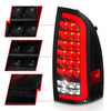 ANZO 05-15 Toyota Tacoma Full LED Tail Lights w/Light Bar Sequential Black Housing Smoke Lens - Jerry's Rodz