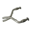 BBK 11-14 Mustang 5.0 Short Mid X Pipe With Catalytic Converters 3.0 For BBK Long Tube Headers - Jerry's Rodz