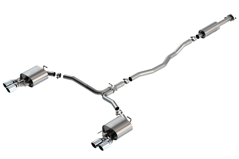 Borla 18-20 Toyota Camry XSE Cat Back S-Type Exhaust 3.5in Tip Dual Split Rear Exit - Jerry's Rodz