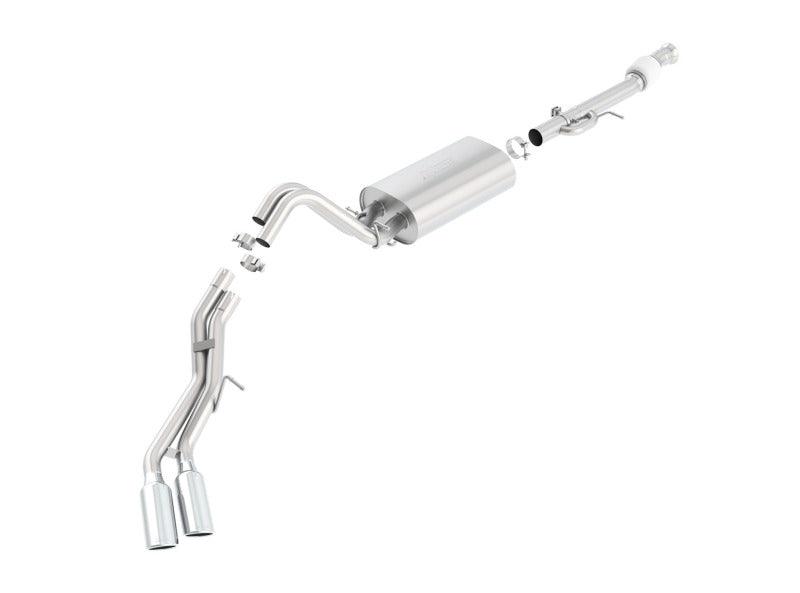 Borla 15-16 Cadillac Escalade ESV 6.2L Auto Trans Dual Round Rolled Truck Side Exit Catback Exhaust - Jerry's Rodz