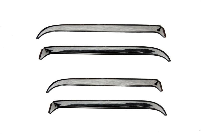 AVS 87-91 Ford LTD Crown Victoria Ventshade Front & Rear Window Deflectors 4pc - Stainless - Jerry's Rodz