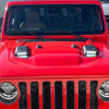 Westin 18-20 Jeep Wrangler JL 2dr LED Hood Scoops - Textured Black - Jerry's Rodz
