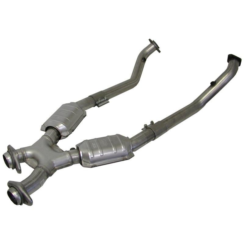 BBK 96-98 Mustang 4.6 Cobra High Flow X Pipe With Catalytic Converters - 2-1/2 - Jerry's Rodz