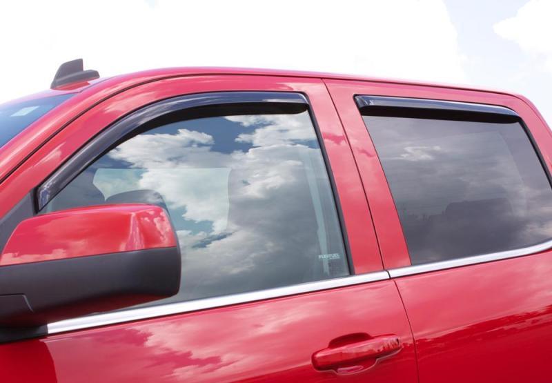 AVS 05-10 Jeep Grand Cherokee Ventvisor In-Channel Front & Rear Window Deflectors 4pc - Smoke - Jerry's Rodz