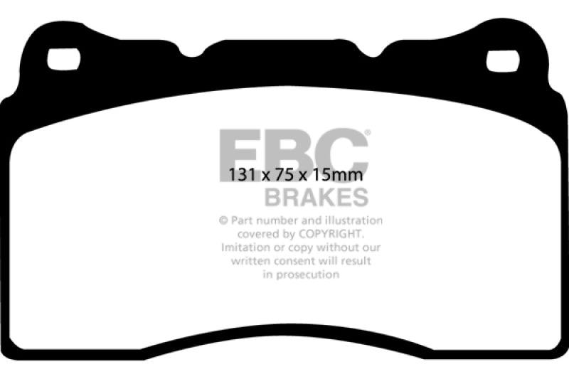 EBC 17-21 Honda Civic Type-R (FK8) Bluestuff Front Brake Pads - Jerry's Rodz