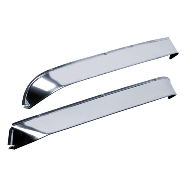 AVS 76-91 Chevy Blazer Ventshade Window Deflectors 2pc - Stainless - Jerry's Rodz