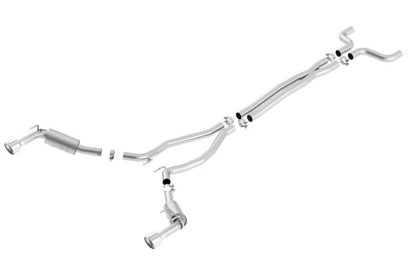 Borla 14-15 Chevy Camaro SS 6.2L V8 Single Split Rear Exit ATAK Catback Exhaust - Jerry's Rodz