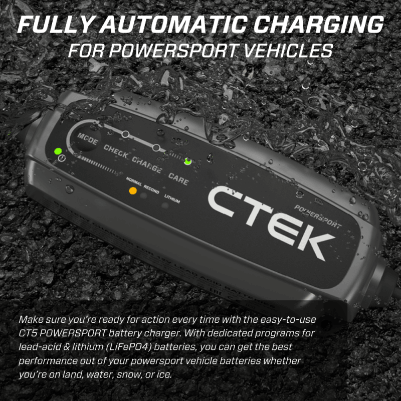 CTEK Battery Charger - CT5 Powersport - 2.3A - Jerry's Rodz