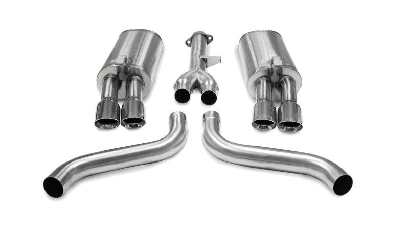 Corsa 86-91 Chevrolet Corvette C4 5.7L V8 L98 Polished Sport Cat-Back Exhaust - Jerry's Rodz