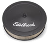 Edelbrock Air Cleaner Pro-Flo Series Round Steel Top Paper Element 14In Dia X 3 75In Dropped Base - Jerry's Rodz
