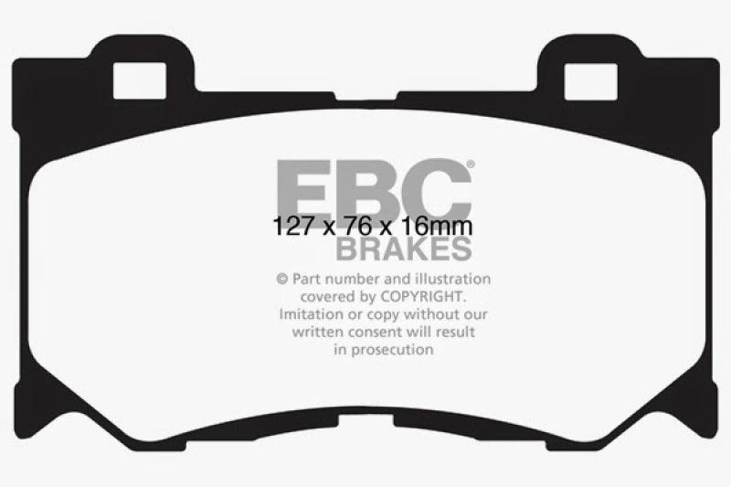 EBC 08-15 Infiniti G37 3.7 Bluestuff Front Brake Pads - Jerry's Rodz