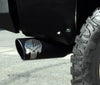 Gibson 07-19 Toyota Tundra SR5 5.7L 4in Patriot Skull Series Cat-Back Single Exhaust - Stainless - Jerry's Rodz