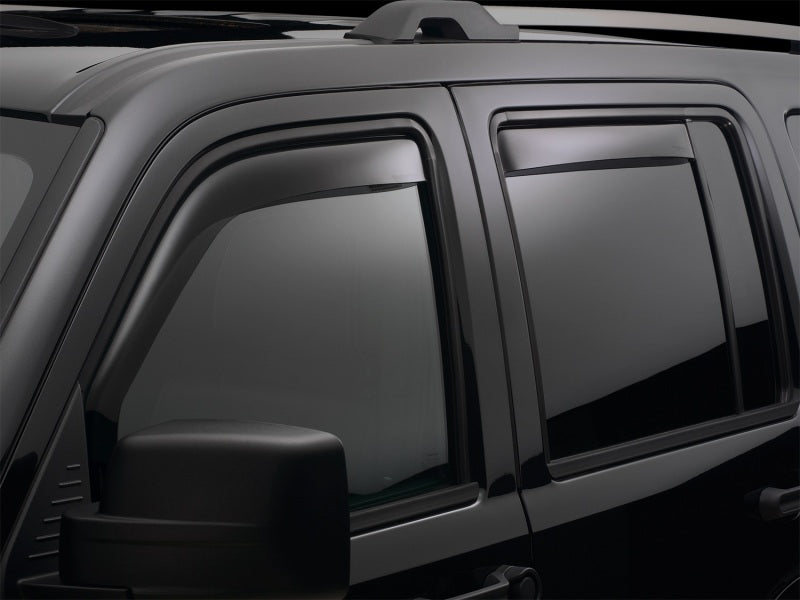 WeatherTech 13+ Honda Accord Sedan/Hybrid Front and Rear Side Window Deflectors - Dark Smoke