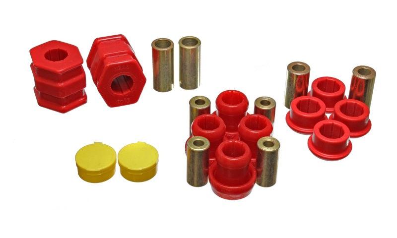 Energy Suspension 99-00 Honda Civic Si Red Front Control Arm Bushing Set - Jerry's Rodz