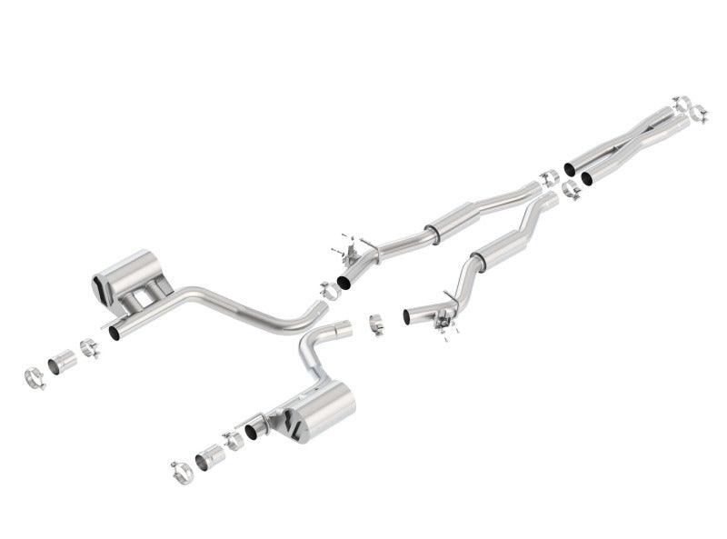 Borla 15-16 Dodge Challenger SRT 392 S-Type Catback Exhaust Single Split Rear Exit (No Tip) - Jerry's Rodz