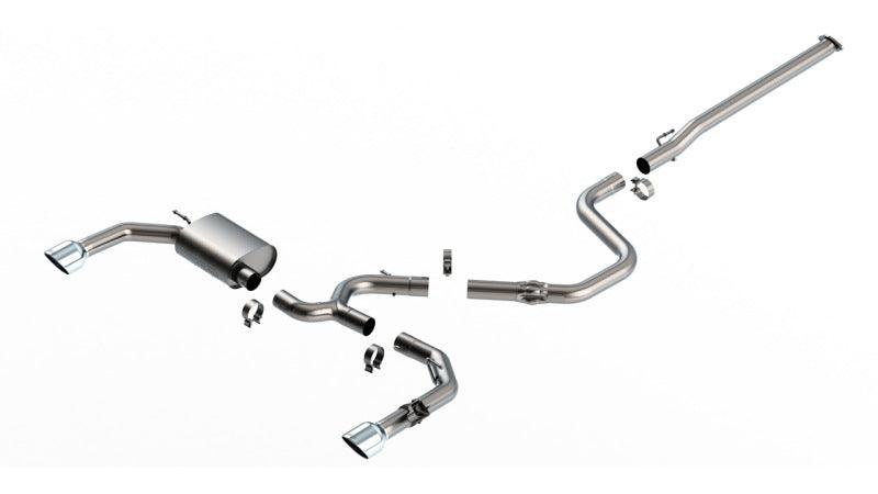 Borla 22-23 Hyundai Elantra N 2.0L 4 CYL. Turbo AT/MT ATAK Catback Exhaust Bright Chrome - Jerry's Rodz