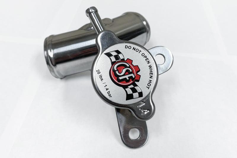 CSF 13+ BRZ / 13-20 Toyota 86 / 22+ GR86 Aluminum Filler Neck w/ High Pressure Radiator Cap - Jerry's Rodz