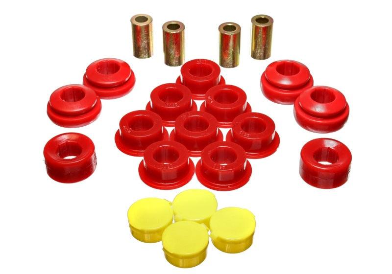 Energy Suspension 02-04 Acura RSX (includes Type S) Red Rear Control Arm Bushing Set - Jerry's Rodz