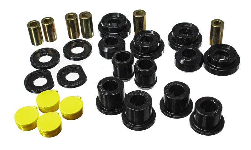 Energy Suspension 06-11 Honda Civic Black Rear Lower Trailing Arm and Lower Knuckle Bushing Set - Jerry's Rodz