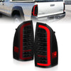 ANZO 05-15 Toyota Tacoma Full LED Tail Lights w/Light Bar Sequential Black Housing Smoke Lens - Jerry's Rodz